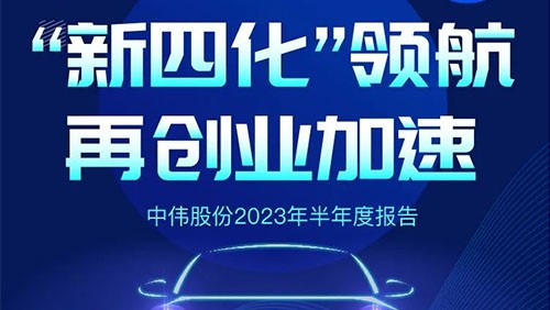 中偉股份2023半年報(bào)丨“新四化”領(lǐng) 航 再創(chuàng)業(yè)加速！